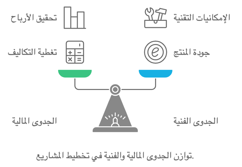 التوازن بين الجدوى المالية والفنية