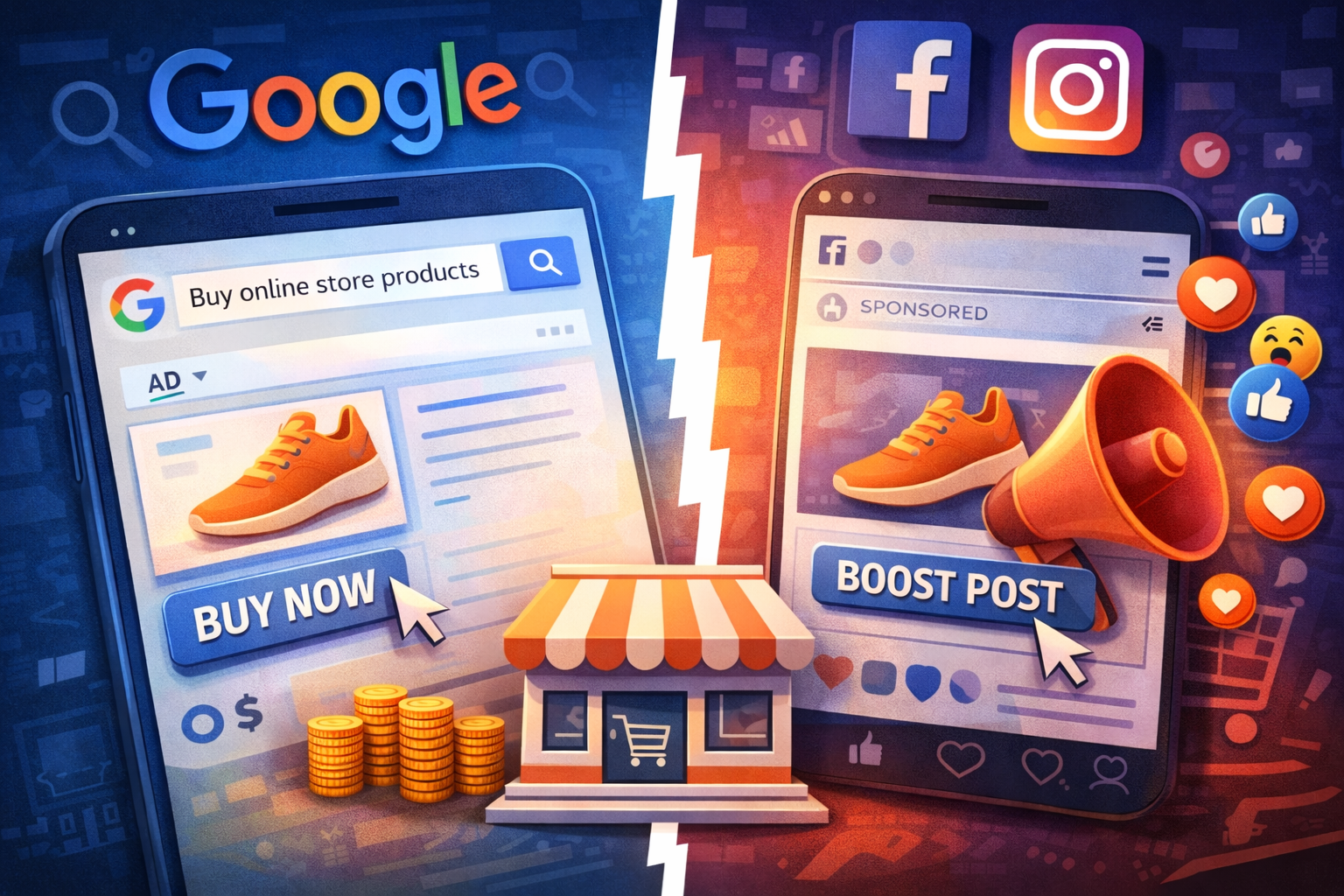 متى يكون Google أفضل من Meta لمتجرك الإلكتروني؟